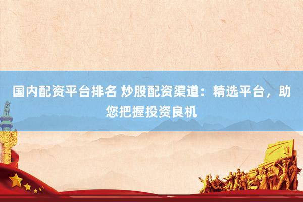 国内配资平台排名 炒股配资渠道：精选平台，助您把握投资良机