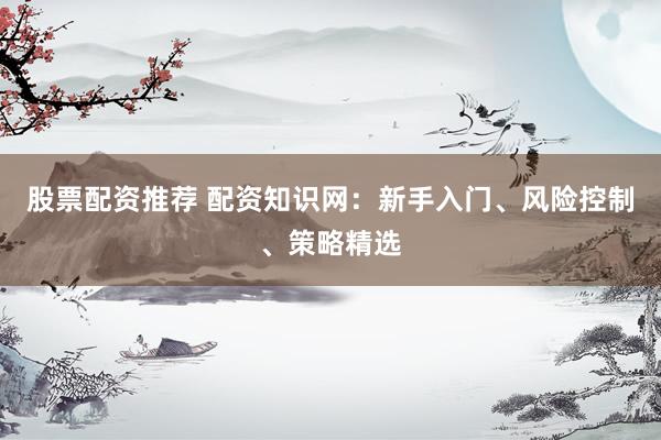 股票配资推荐 配资知识网：新手入门、风险控制、策略精选